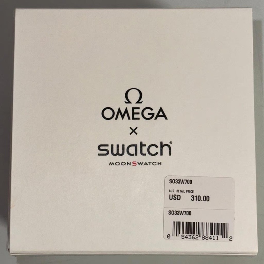 Swatch MoonSwatch Speedmaster White Chronograph Watch - Picture 9 of 10